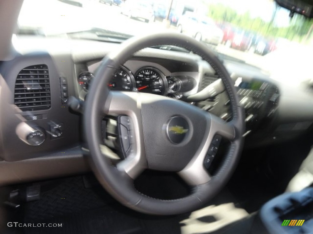 2012 Silverado 1500 LT Crew Cab 4x4 - Mocha Steel Metallic / Ebony photo #7