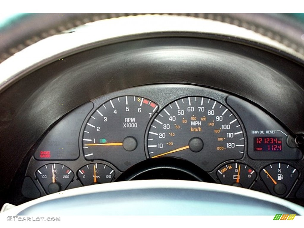 2001 Pontiac Firebird Coupe Gauges Photo #66133652