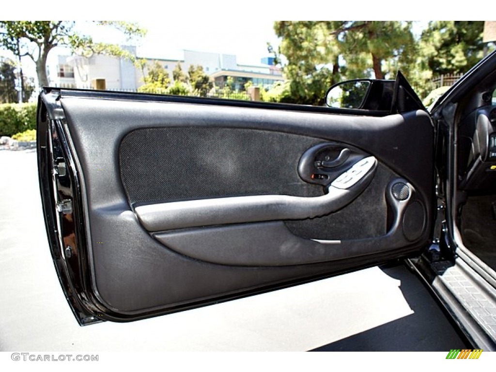 2001 Pontiac Firebird Coupe Ebony Door Panel Photo #66133745