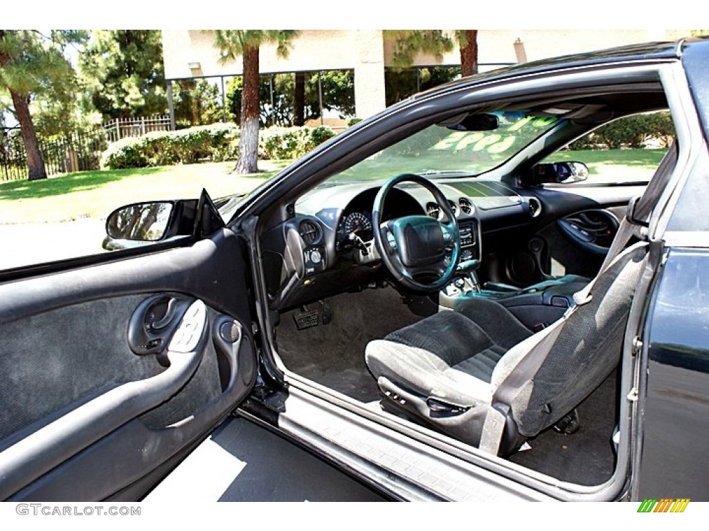 Ebony Interior 2001 Pontiac Firebird Coupe Photo #66133769
