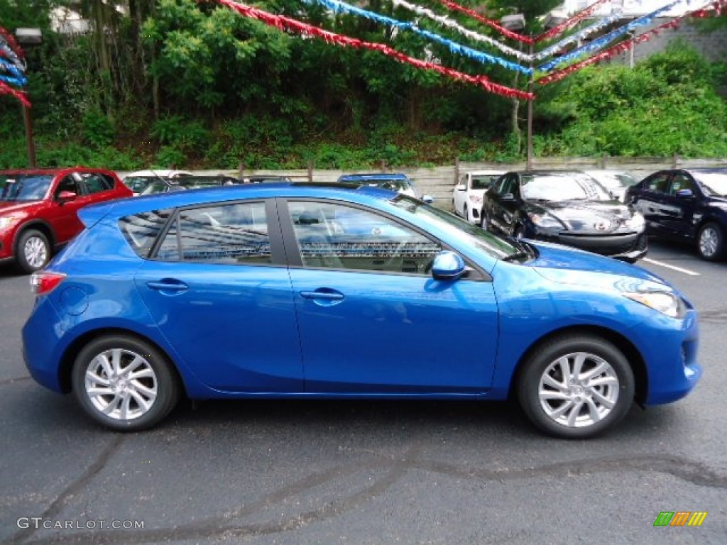 Sky Blue Mica 2012 Mazda MAZDA3 i Grand Touring 5 Door Exterior Photo #66133859