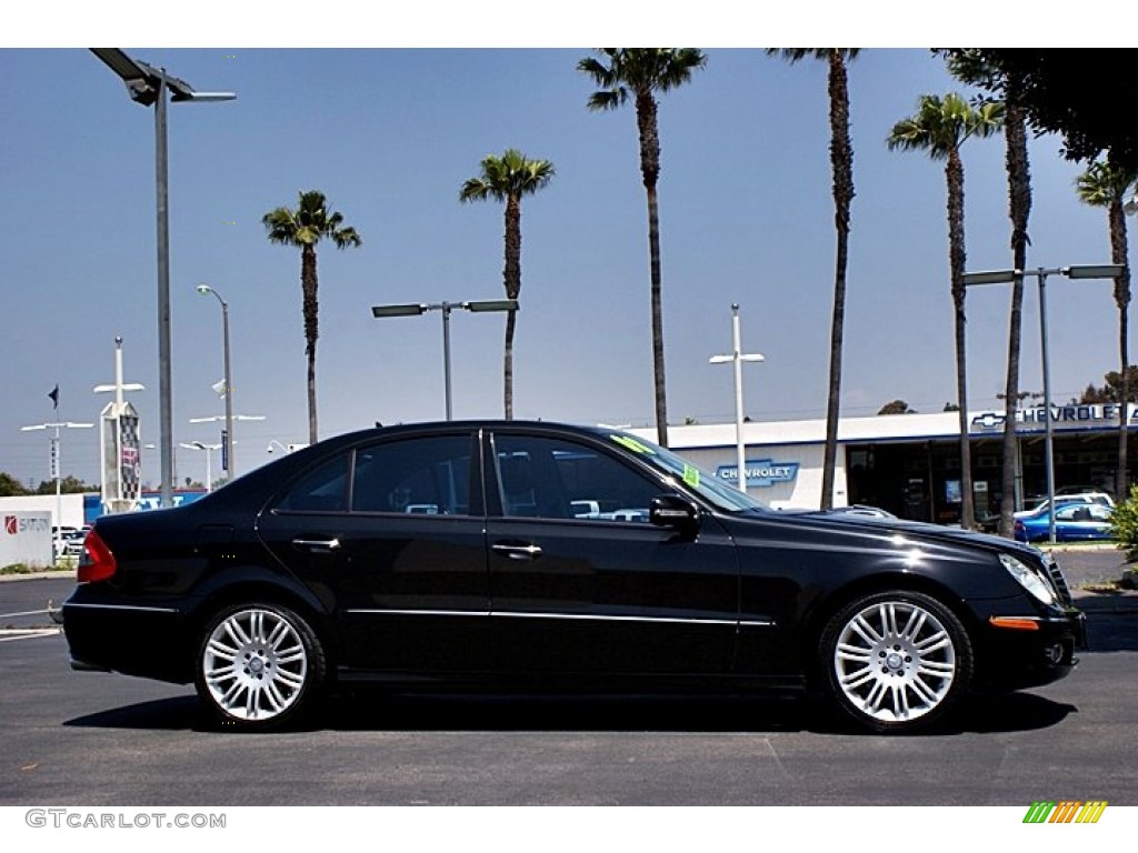 Black 2008 Mercedes-Benz E 350 Sedan Exterior Photo #66134231