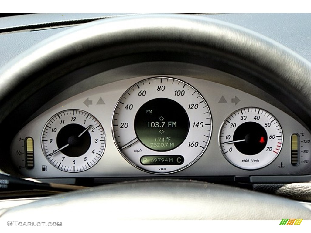 2008 Mercedes-Benz E 350 Sedan Gauges Photo #66134471