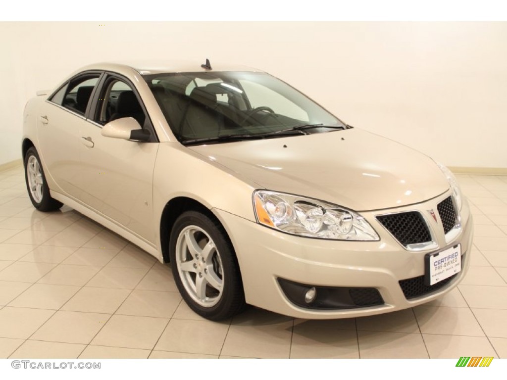 Gold Mist Metallic 2009 Pontiac G6 V6 Sedan Exterior Photo #66134573