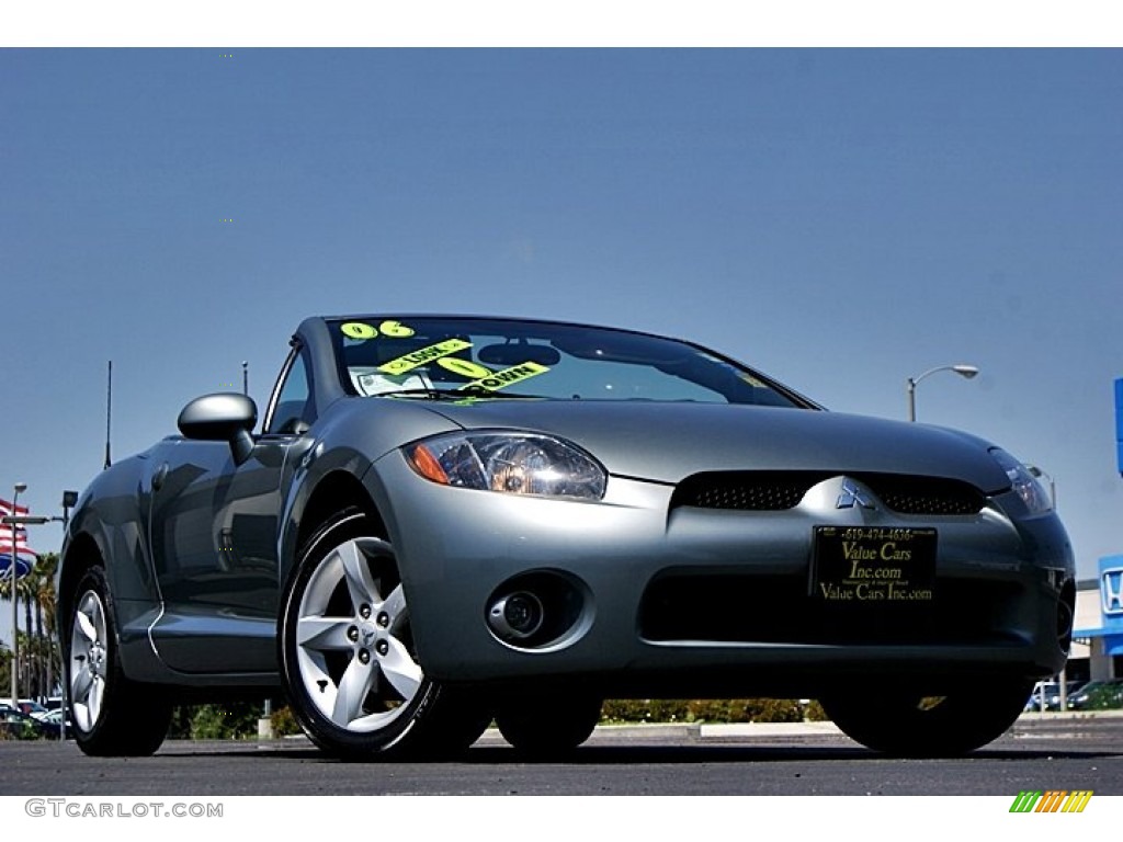 2007 Eclipse Spyder GS - Satin Meisai Gray Pearl / Dark Charcoal photo #1