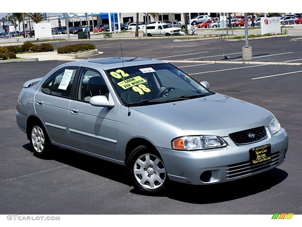 Molten Silver 2002 Nissan Sentra GXE Exterior Photo #66135407