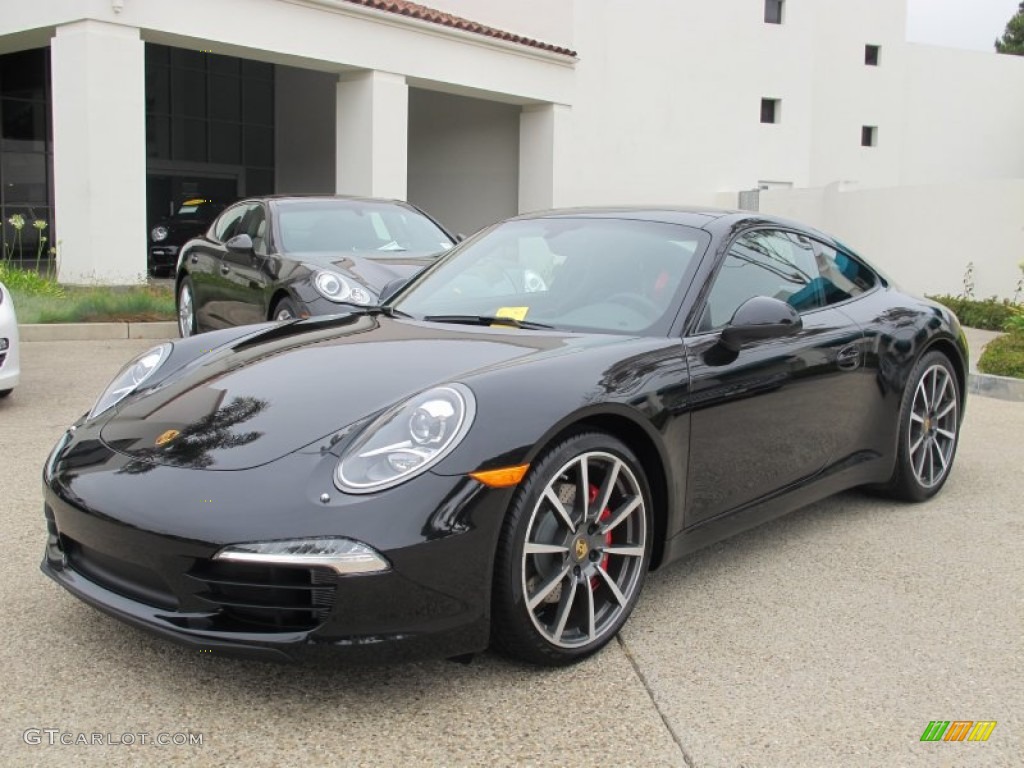 Basalt Black Metallic 2012 Porsche New 911 Carrera S Coupe Exterior Photo #66135620