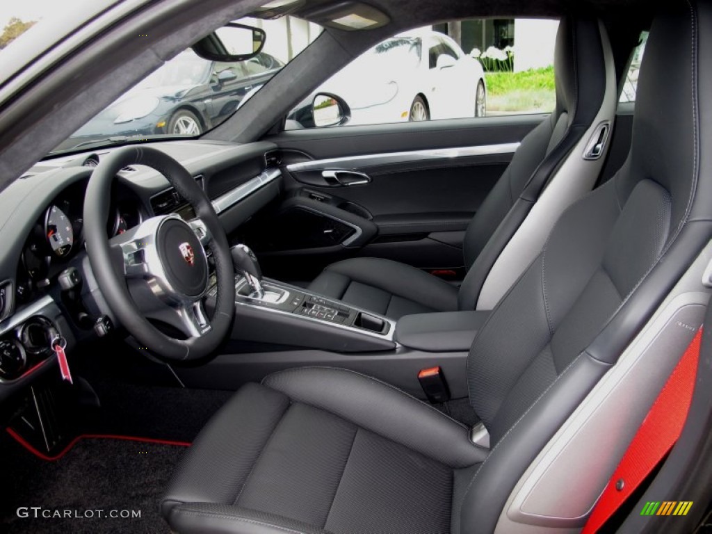 Black Interior 2012 Porsche New 911 Carrera S Coupe Photo #66135647