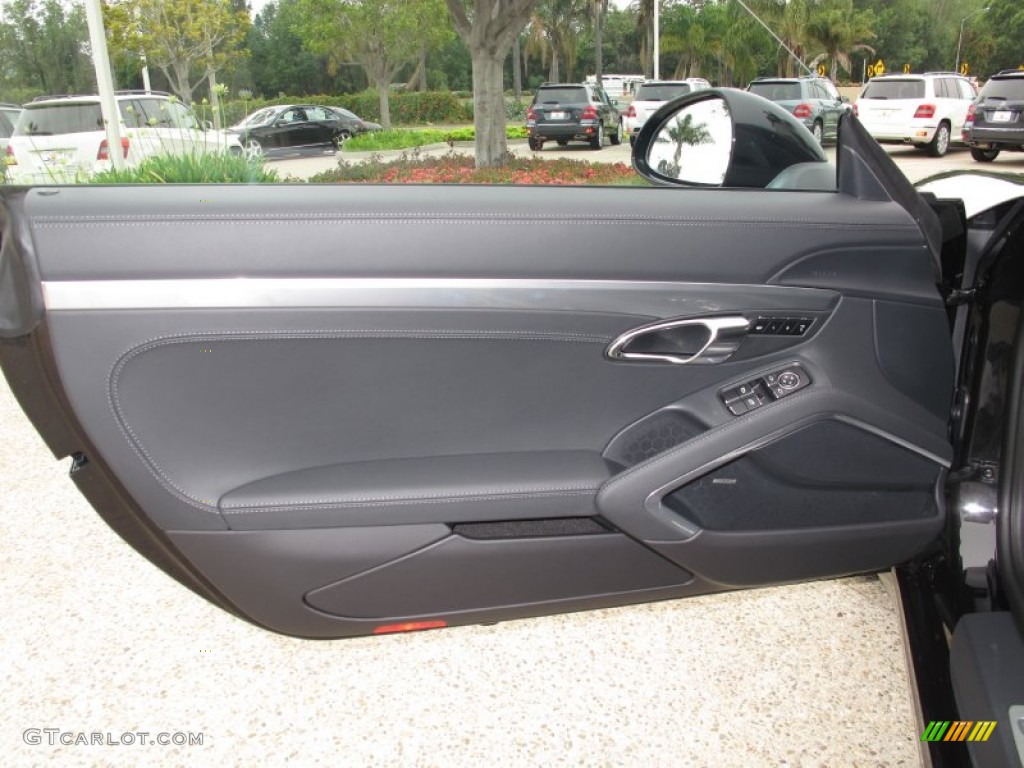 2012 Porsche New 911 Carrera S Coupe Black Door Panel Photo #66135698