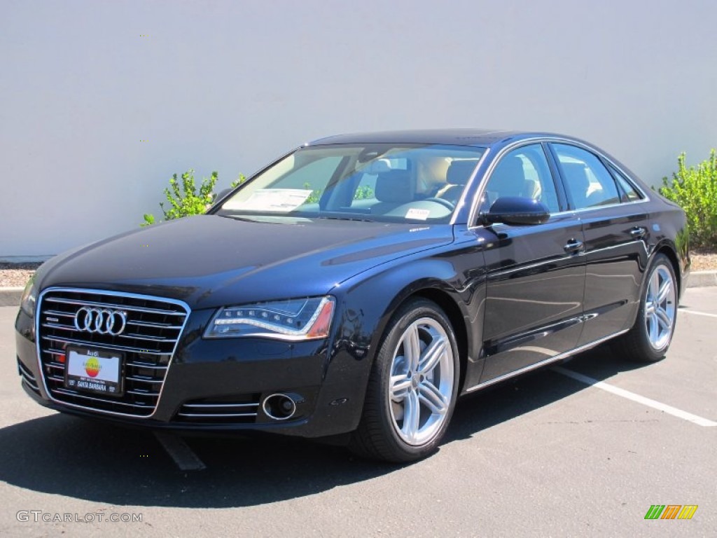 Night Blue Pearl Effect Audi A8