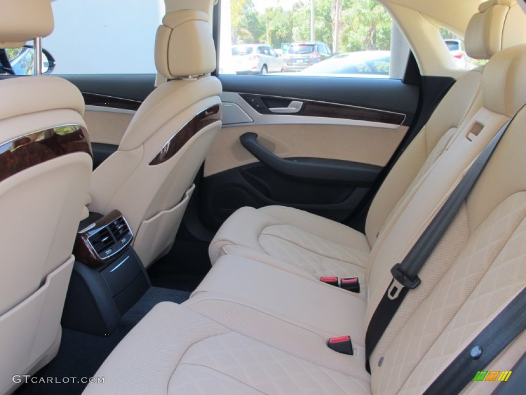 2013 Audi A8 3.0T quattro Rear Seat Photo #66136109