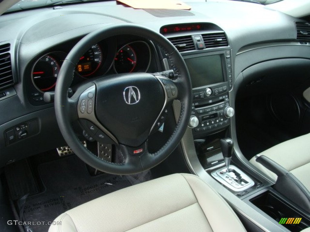 Taupe Ebony Interior 2007 Acura Tl 3 5 Type S Photo