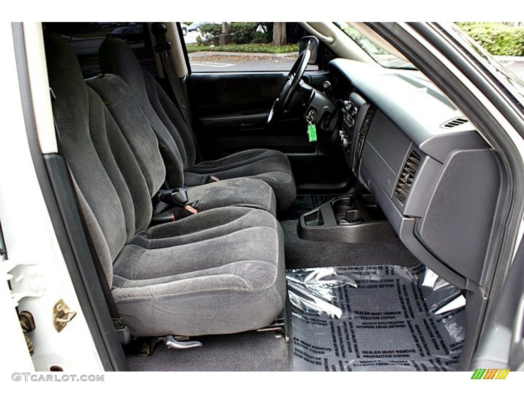 Dark Slate Gray Interior 2001 Dodge Dakota SLT Quad Cab Photo #66137182