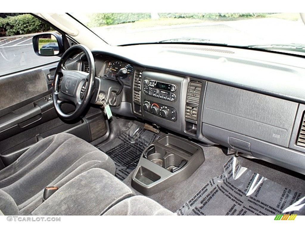 2001 Dodge Dakota SLT Quad Cab Dark Slate Gray Dashboard Photo #66137192