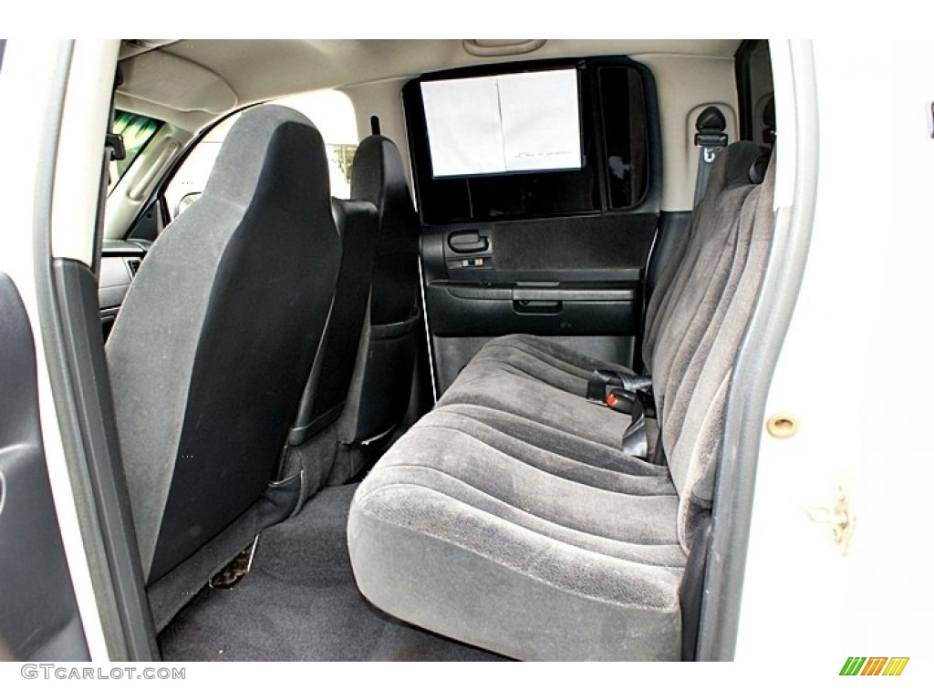 2001 Dodge Dakota SLT Quad Cab Rear Seat Photo #66137228