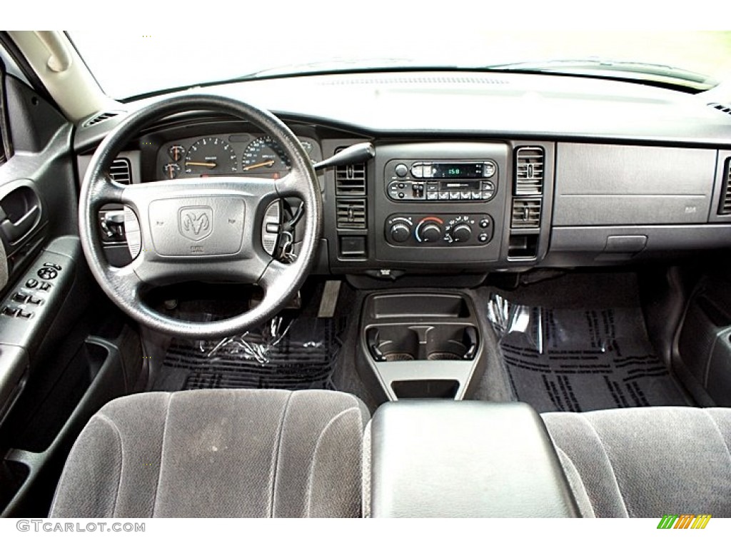 2001 Dodge Dakota SLT Quad Cab Dark Slate Gray Dashboard Photo #66137246