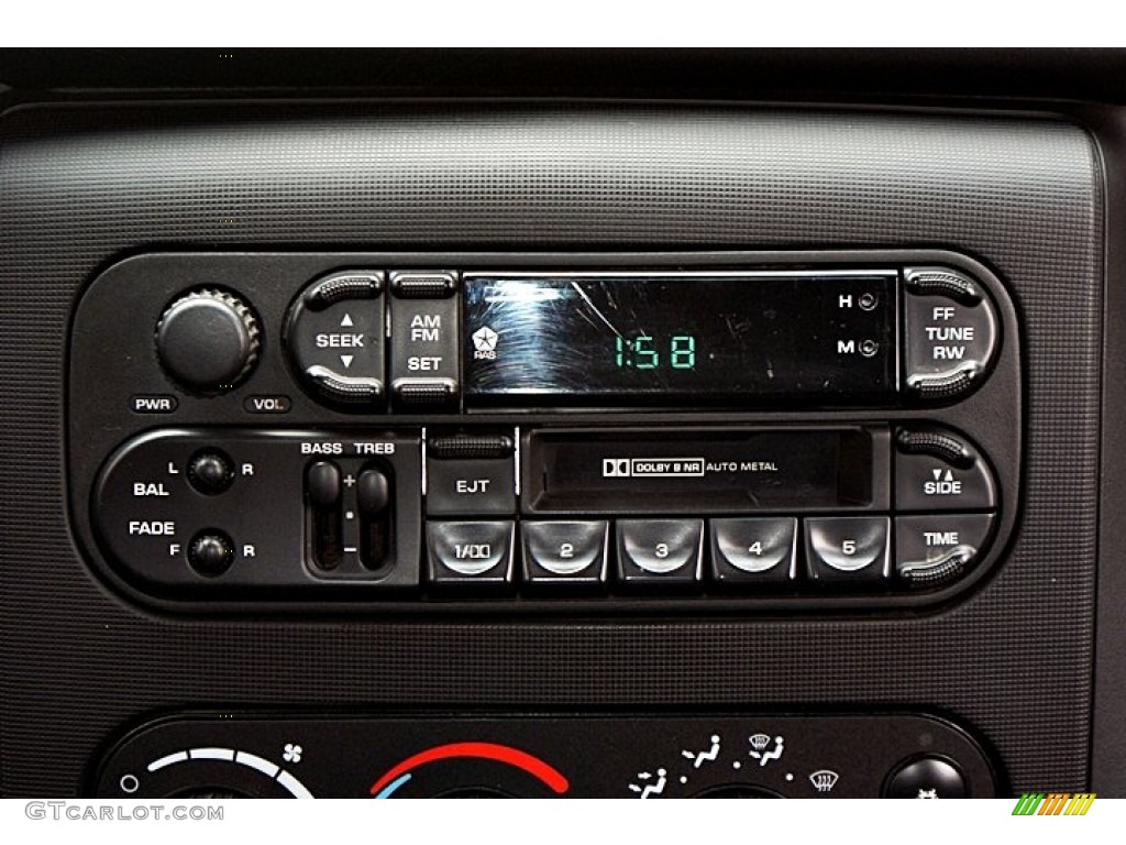 2001 Dodge Dakota SLT Quad Cab Audio System Photos