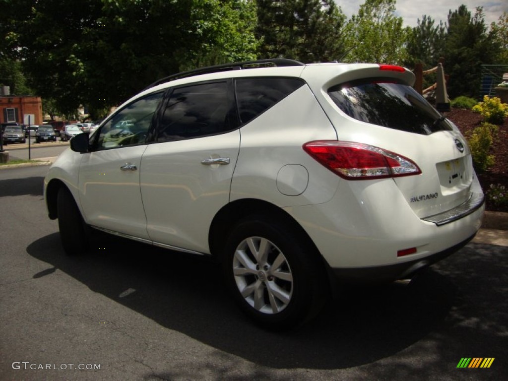 2011 Murano SL AWD - Glacier White Pearl / Beige photo #3