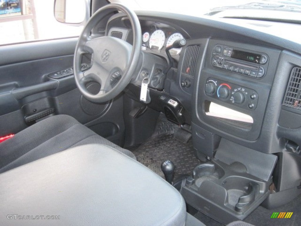 2003 Ram 1500 SLT Quad Cab 4x4 - Graphite Metallic / Dark Slate Gray photo #6