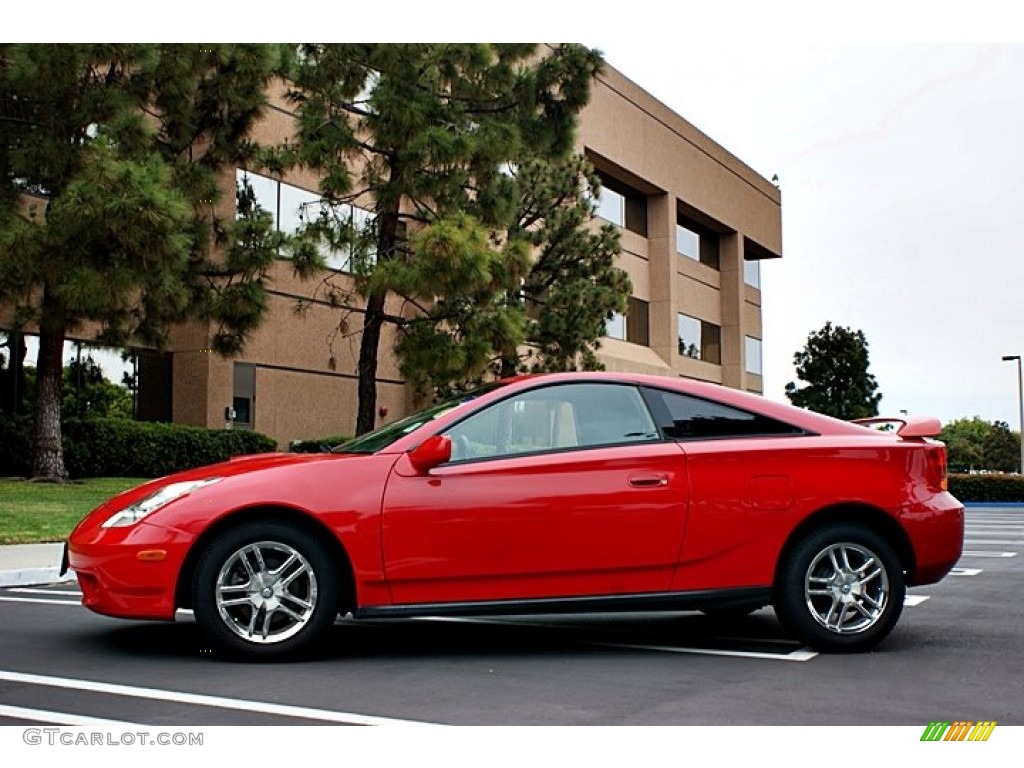 Absolutely Red 2002 Toyota Celica GT Exterior Photo #66138527