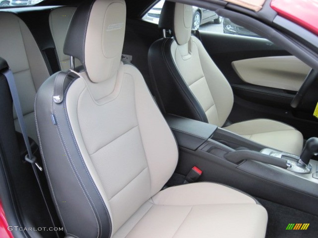 Beige Interior 2012 Chevrolet Camaro SS/RS Convertible Photo #66138668