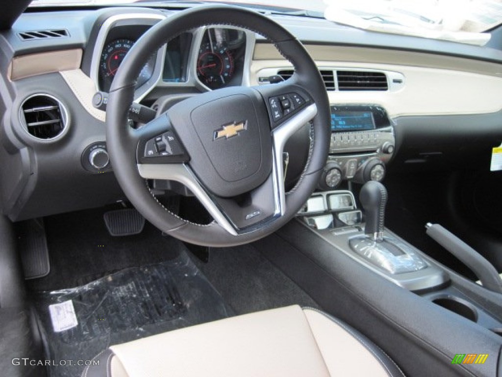 2012 Chevrolet Camaro SS/RS Convertible Beige Dashboard Photo #66138692