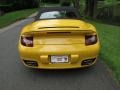2009 Speed Yellow Porsche 911 Turbo Cabriolet  photo #7