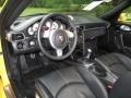 Black 2009 Porsche 911 Turbo Cabriolet Interior Color