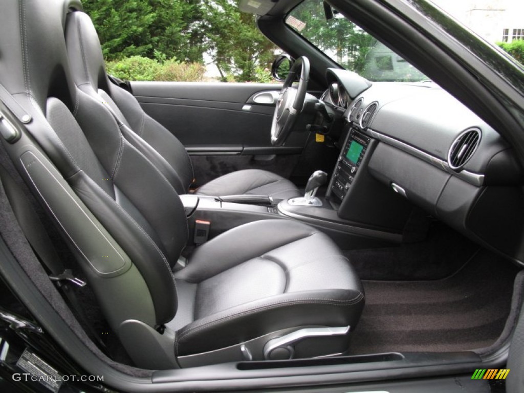 Black Interior 2009 Porsche Boxster S Photo #66139301