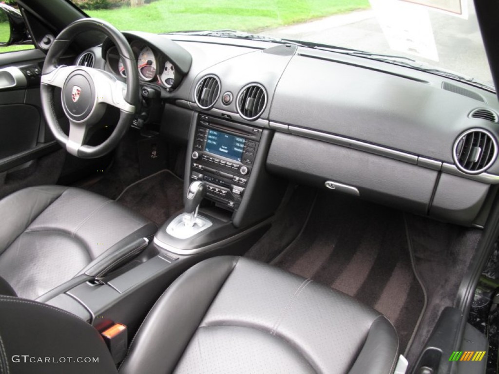 2009 Porsche Boxster S Black Dashboard Photo #66139310