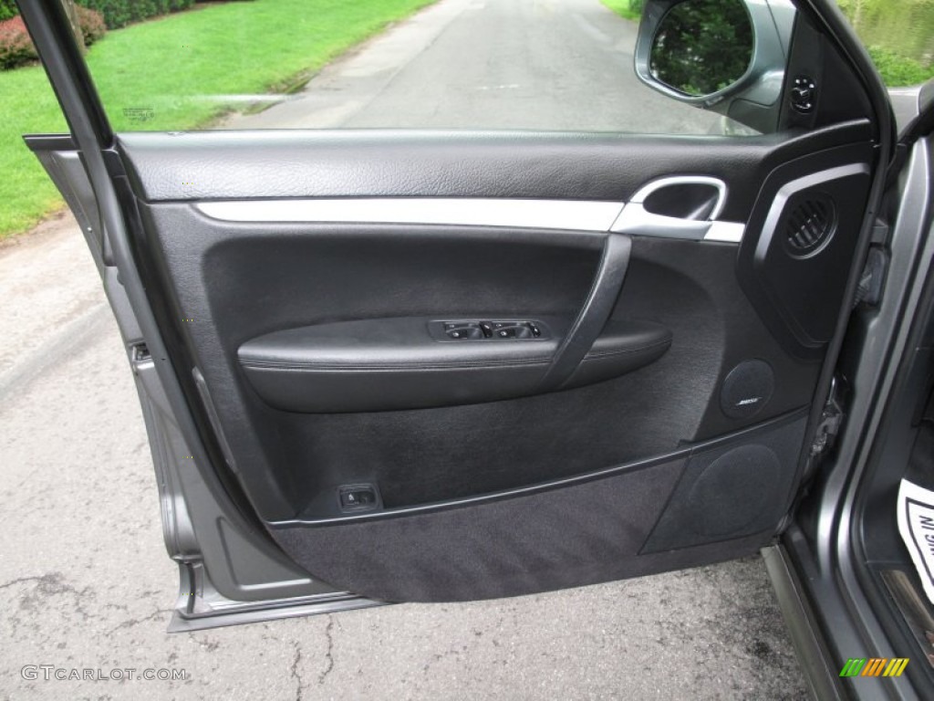 2009 Porsche Cayenne GTS Black w/Alcantara Door Panel Photo #66139526