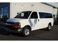 Summit White 2011 Chevrolet Express LT 3500 Passenger Van