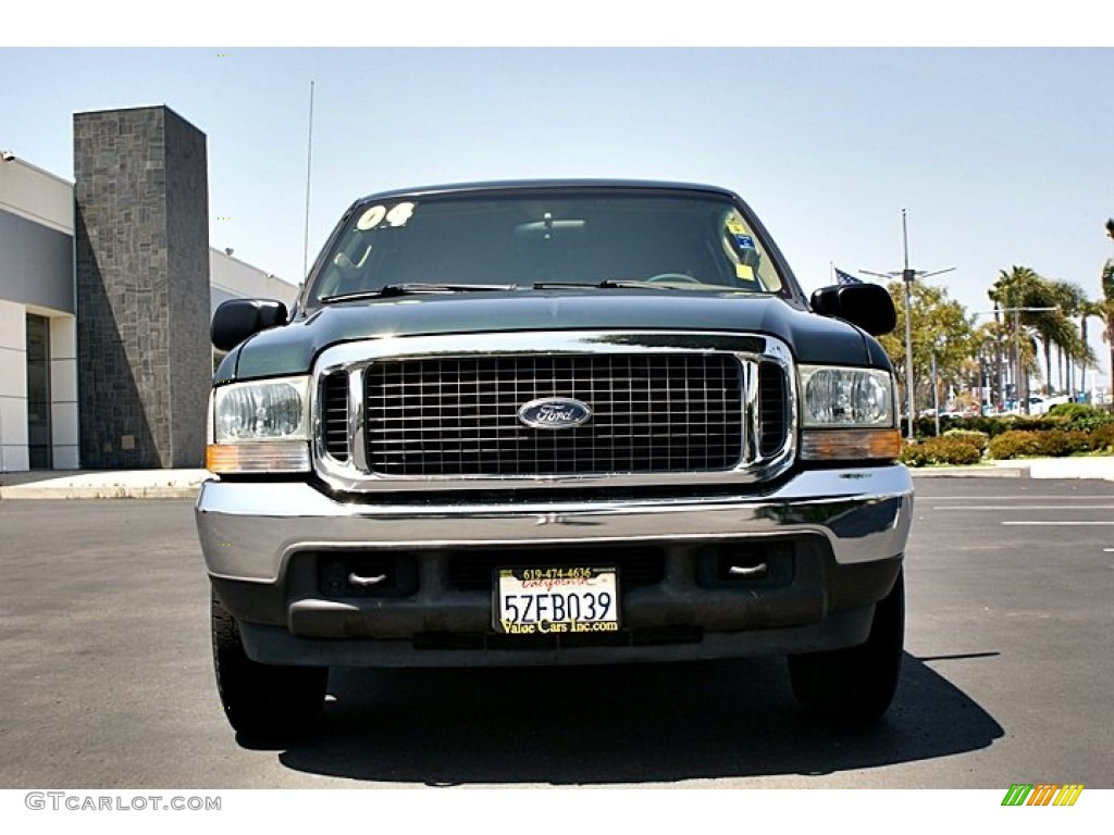 2004 Excursion XLT - Aspen Green Metallic / Medium Parchment photo #3