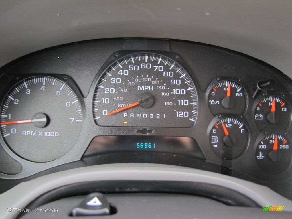 2008 Chevrolet TrailBlazer LT 4x4 Gauges Photo #66140360