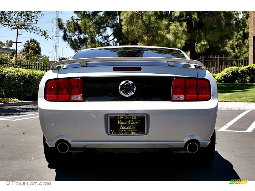 Satin Silver Metallic Ford Mustang