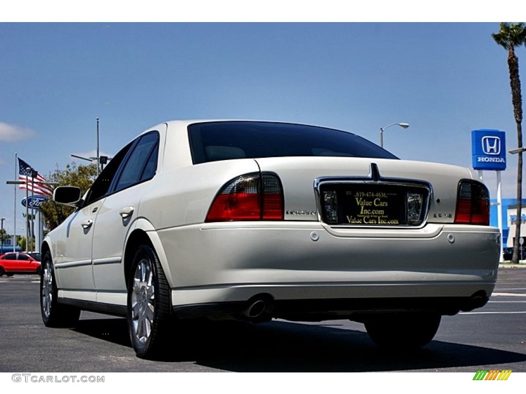 2004 LS V8 - Cashmere Tri-Coat / Dark Stone/Medium Light Stone photo #9