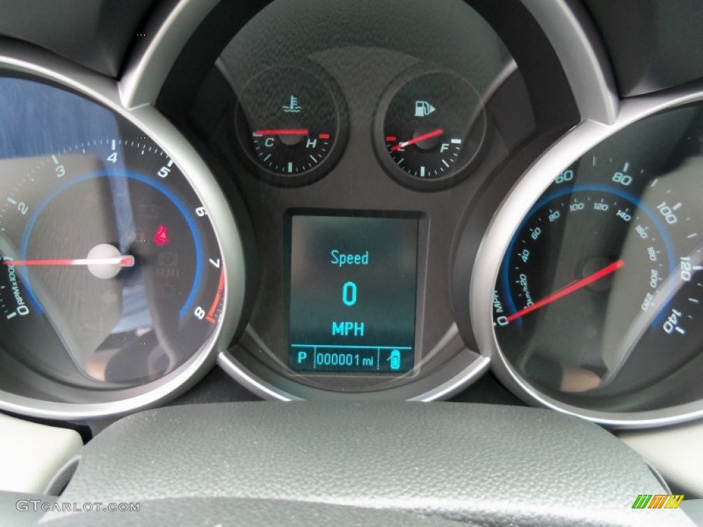 2012 Cruze LS - Blue Granite Metallic / Jet Black/Medium Titanium photo #16