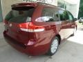 2012 Salsa Red Pearl Toyota Sienna LE AWD  photo #2