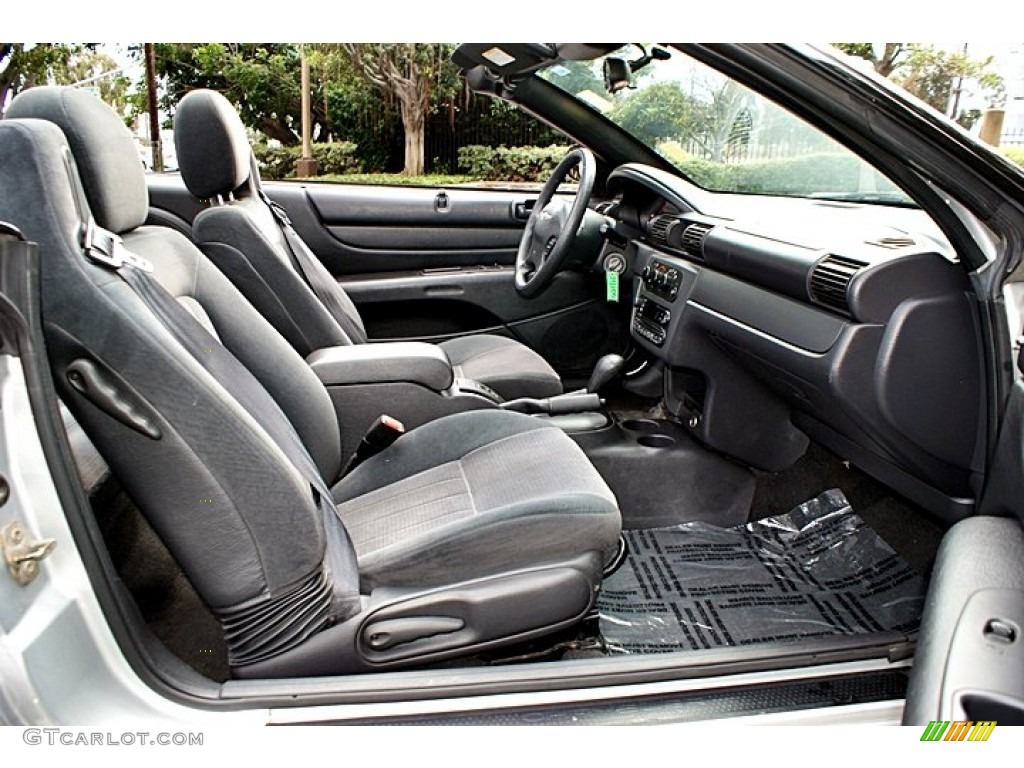 Dark Slate Gray Interior 2005 Chrysler Sebring Convertible Photo #66142889