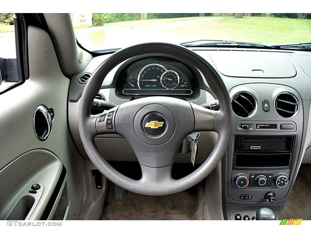 2006 Chevrolet HHR LT Gray Steering Wheel Photo #66143279