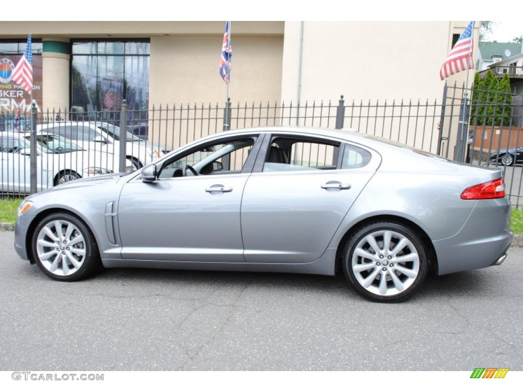 Lunar Grey Metallic 2010 Jaguar XF Premium Sport Sedan Exterior Photo #66143996