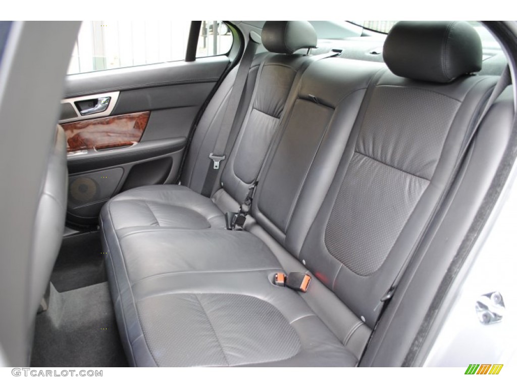 2010 Jaguar XF Premium Sport Sedan Rear Seat Photo #66144056