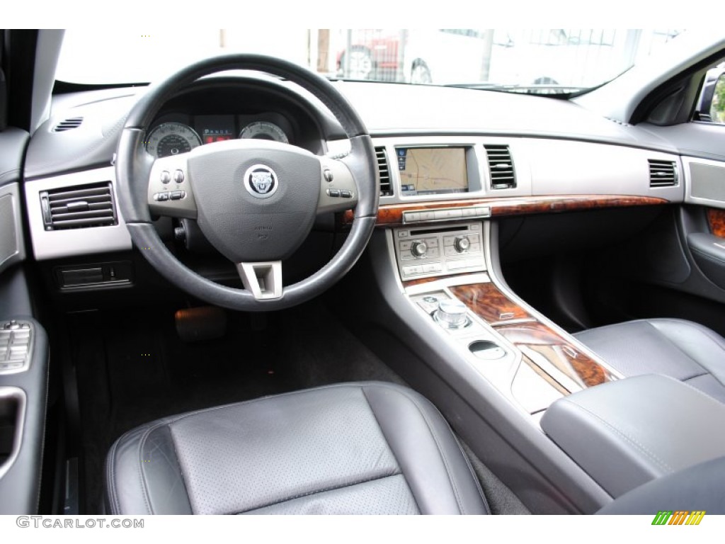 Warm Charcoal Interior 2010 Jaguar XF Premium Sport Sedan Photo #66144104