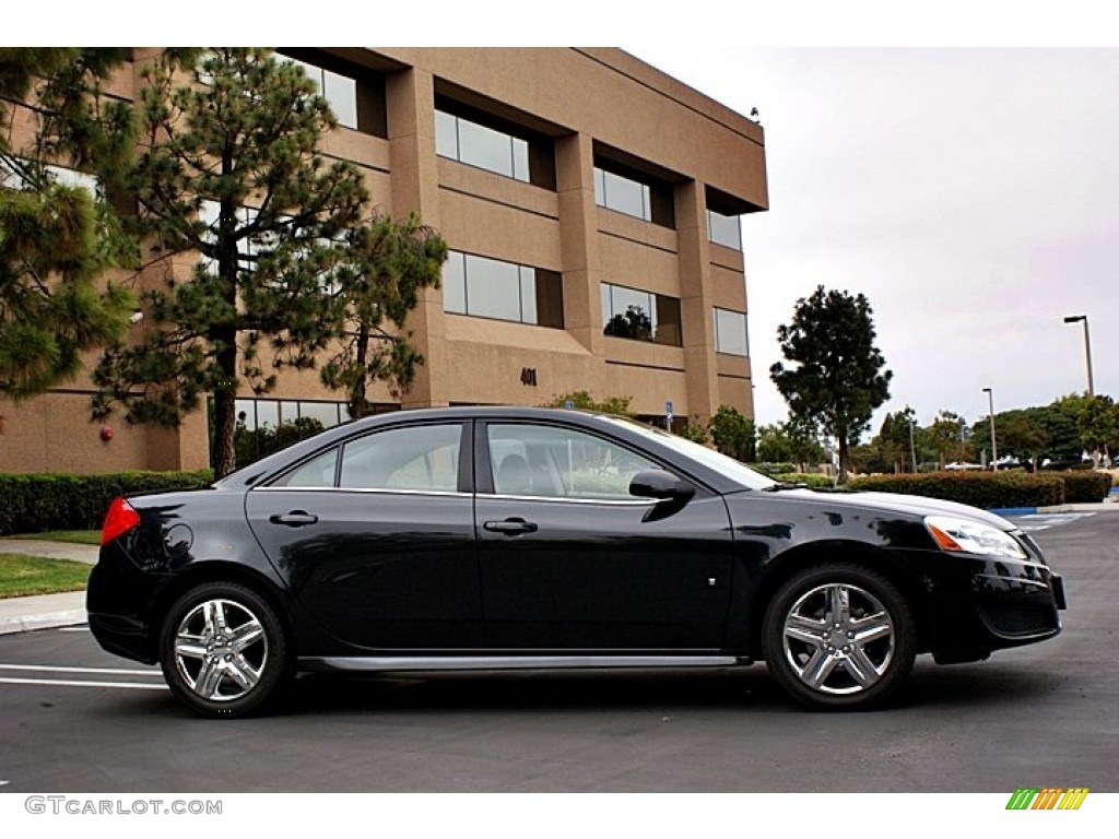 Carbon Black Metallic 2010 Pontiac G6 Sedan Exterior Photo #66144140