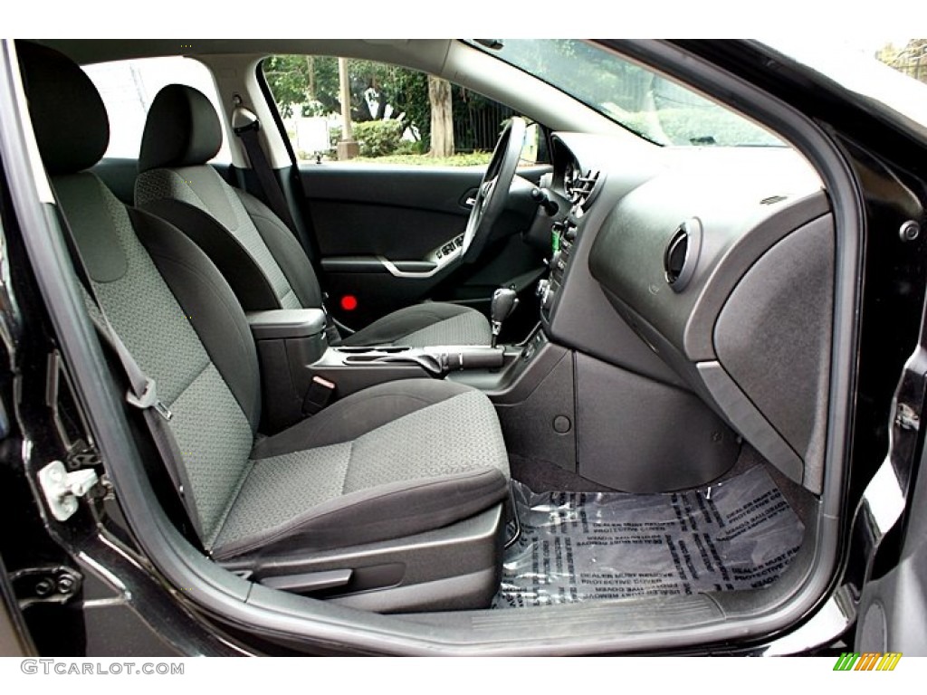 Ebony Interior 2010 Pontiac G6 Sedan Photo #66144209