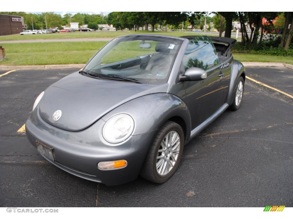 2004 New Beetle GL Convertible - Platinum Grey Metallic / Gray photo #1