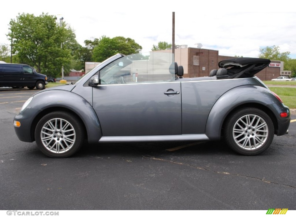 Platinum Grey Metallic 2004 Volkswagen New Beetle GL Convertible Exterior Photo #66144311