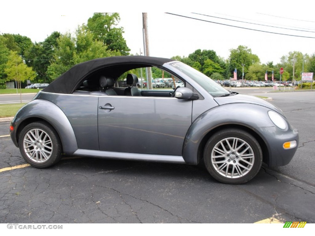 Platinum Grey Metallic 2004 Volkswagen New Beetle GL Convertible Exterior Photo #66144446