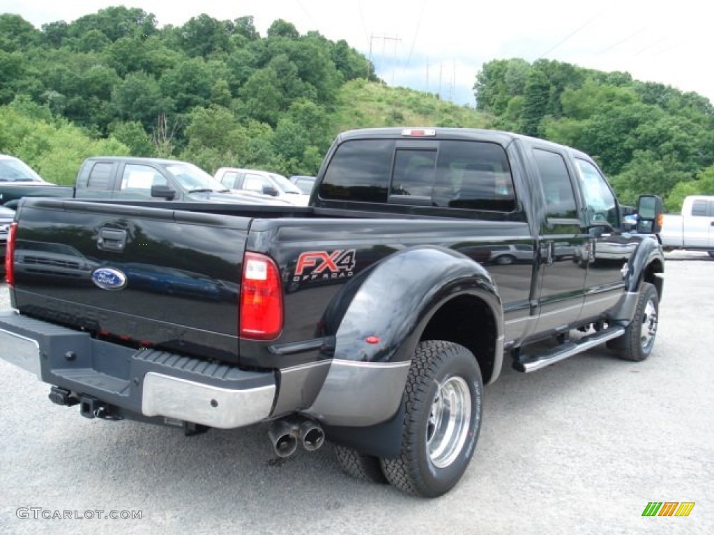 Tuxedo Black 2012 Ford F450 Super Duty Lariat Crew Cab 4x4 Dually Exterior Photo #66145076