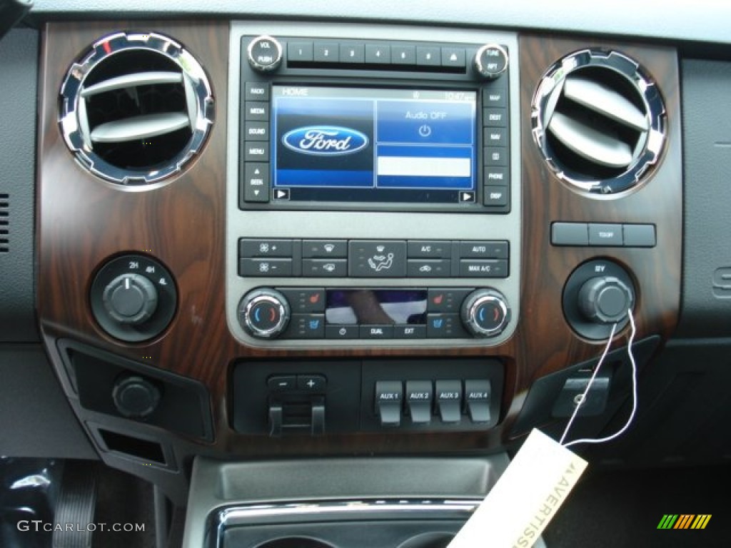2012 Ford F450 Super Duty Lariat Crew Cab 4x4 Dually Controls Photo #66145145